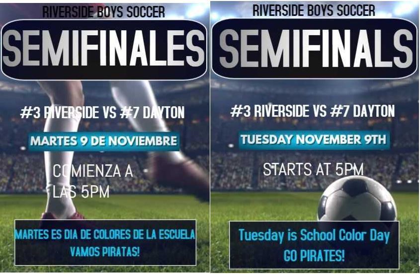 soccer semifinal game date and time