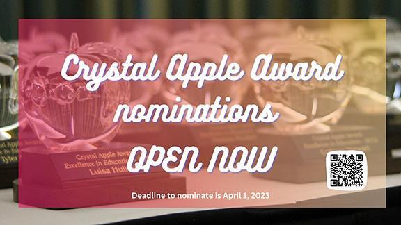 Crystal Apple Award Nominations are Open