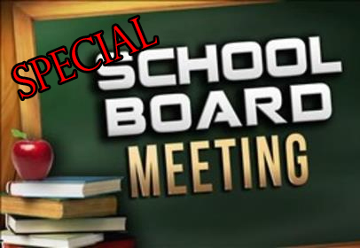 Special Board Meeting / Reunión especial de la junta