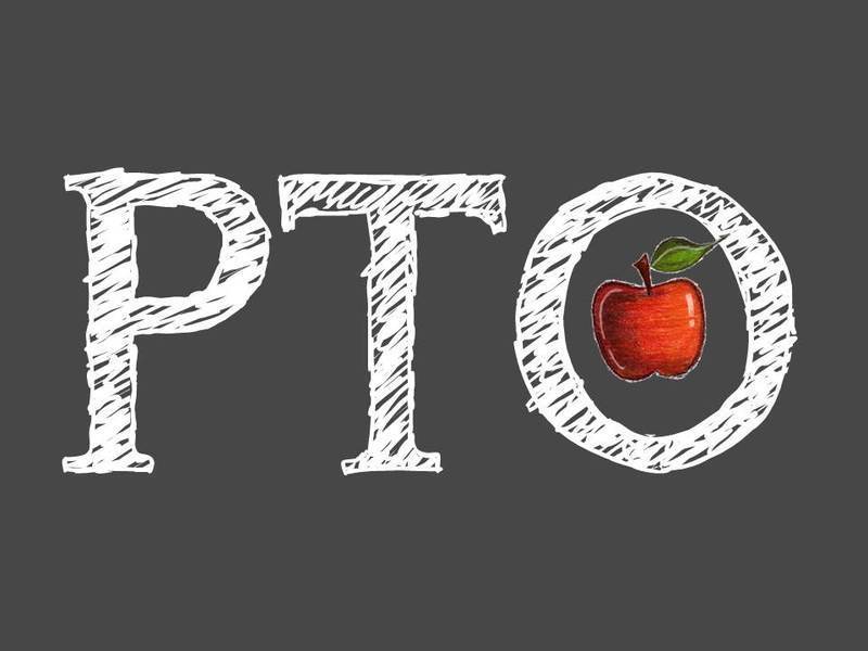 PTO  with an apple in the O