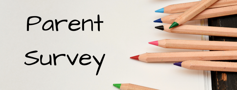 parent survey with colored pencils
