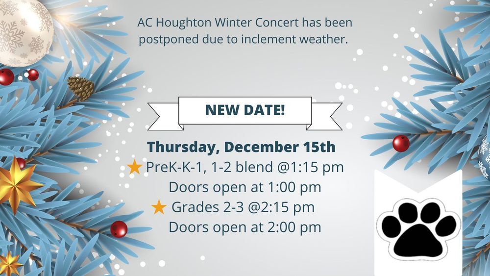 New Winter Concert Time