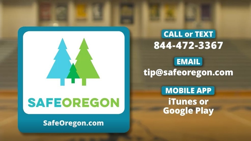 safe oregon logo with phone and email address