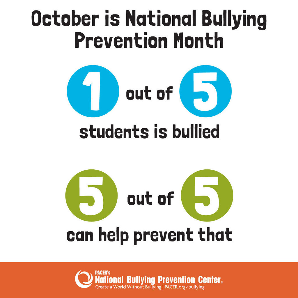 graphic with anti-bullying text